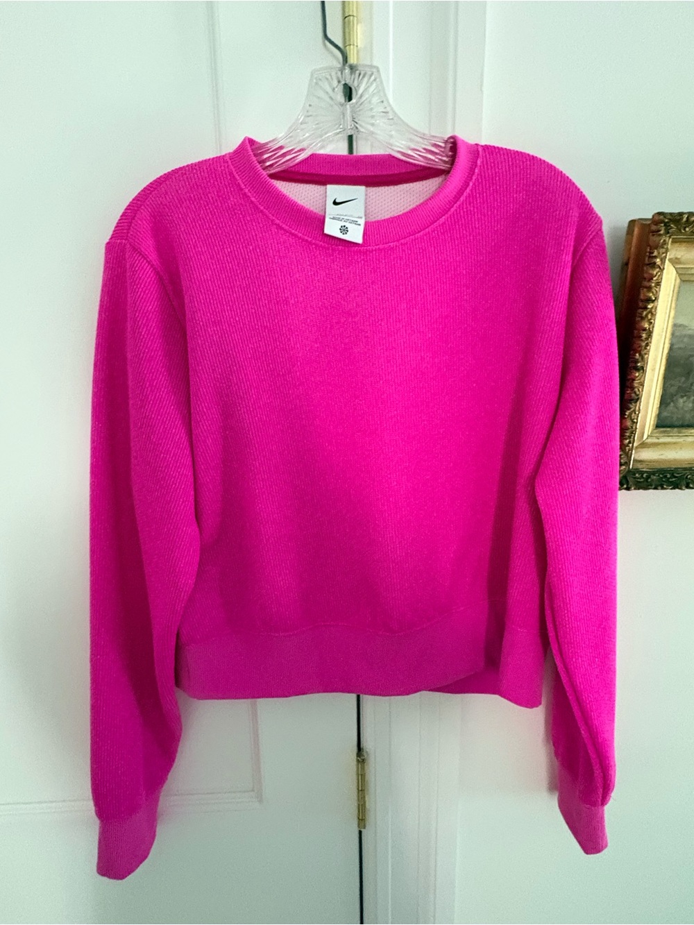 Nike Women’s Bright Pink Crewneck Sweater